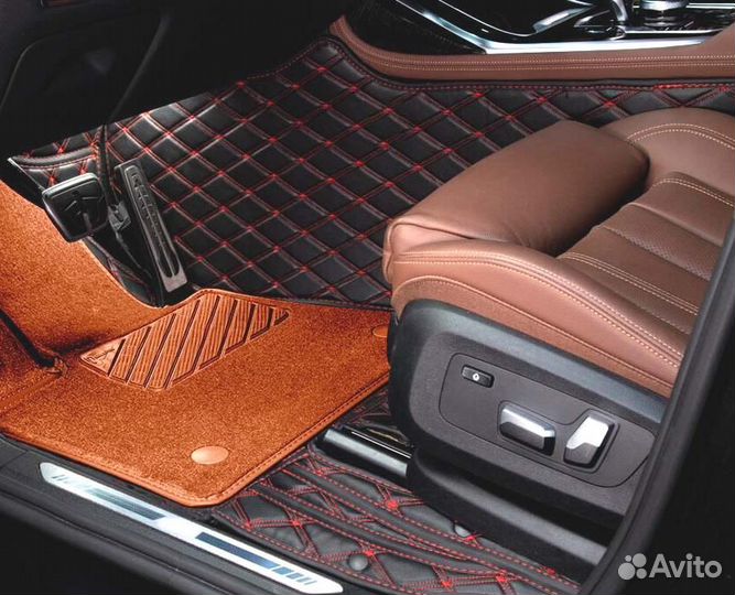 3D Коврики Mercedes Maybach из Экокожи