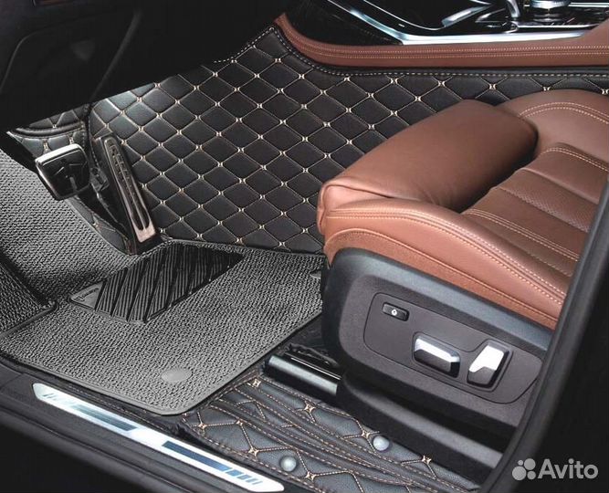 3D Коврики Volkswagen Touareg из Экокожи