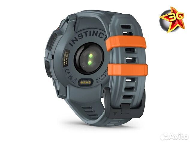 Часы Garmin Instinct 3 45 mm Solar Grey Twilight 010-02934-01