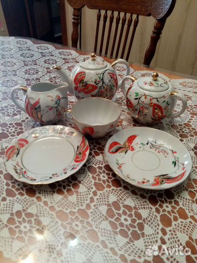 Сервиз чайный бабочки