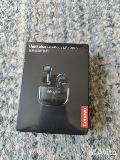 Беспроводные наушники Lenovo LP40pro новые
