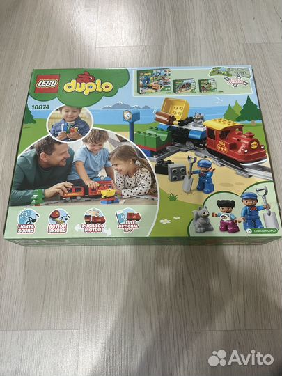 Lego duplo поезд 10874