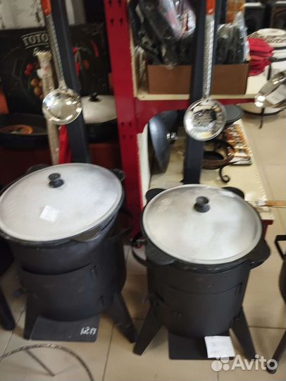Казаны,плиты,печки,посуда чугунная
