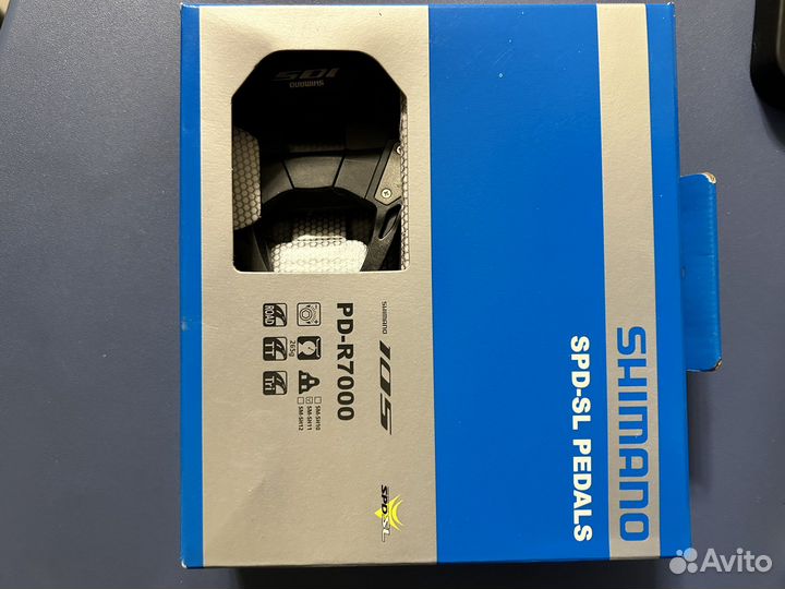 Педали шоссе Shimano 105 PD-R7000 SPD-SL