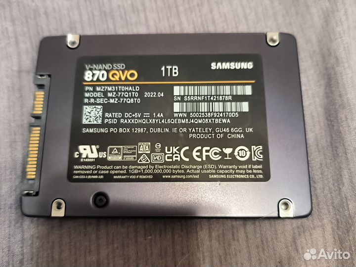 Твердотельный накопитель ssd 2.5