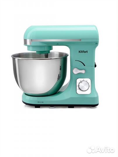 Планетарный миксер Kitfort кт-1324-3, бирюзовый