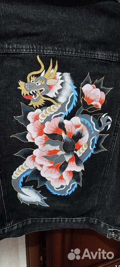 Джинсовая куртка custom