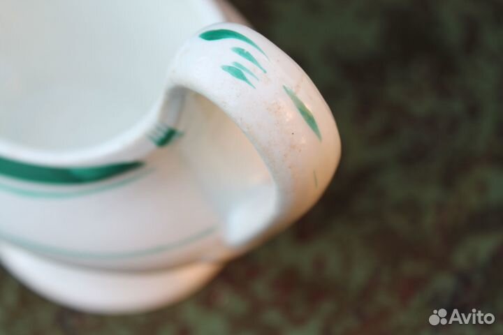Соусник буди СССР 1940-1950 года фарфор