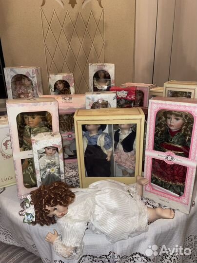 Куклы фарфоровые коллекционные