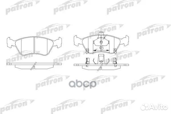 Колодки тормозные дисковые передн toyota: avens