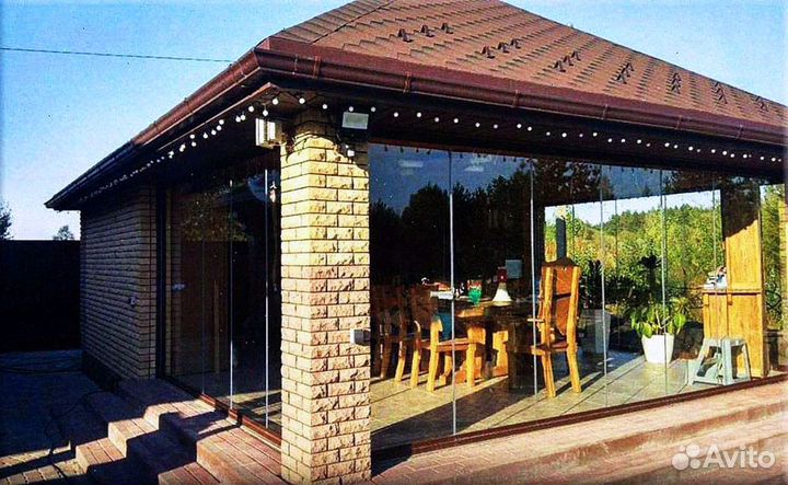 Безрамное Остекление террас