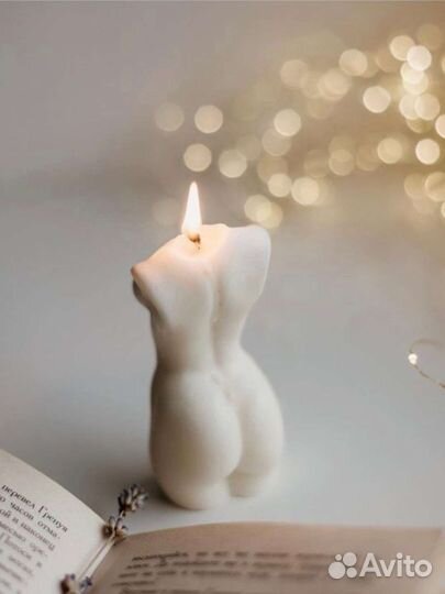 Свеча женское тело соевая