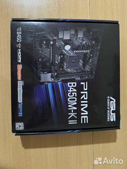 Материнская плата Asus prime B450M-K II