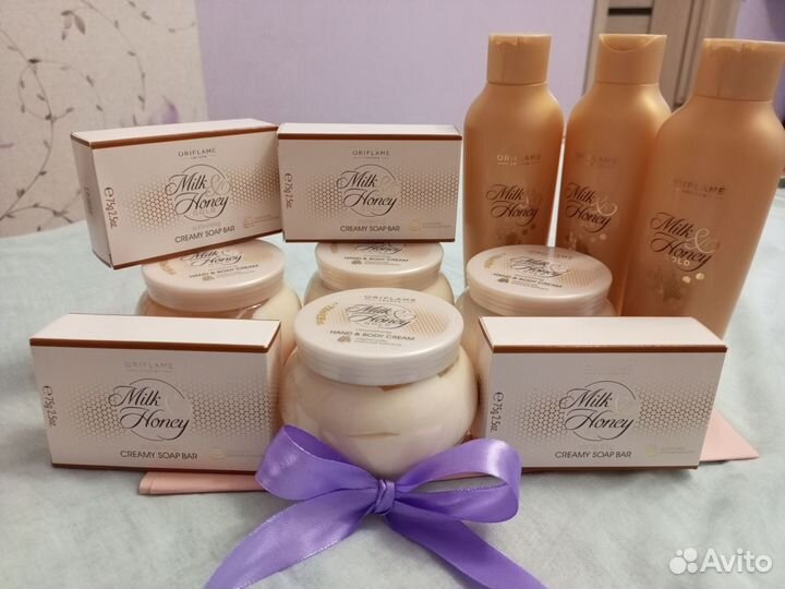 Крем для тела набор Молоко и мëд Орифлейм