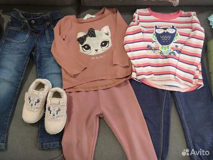 Пакет вещей на девочку 104 размер 3-4 года
