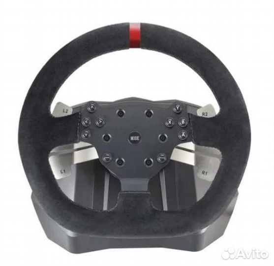 Игровой руль с педалями для пк