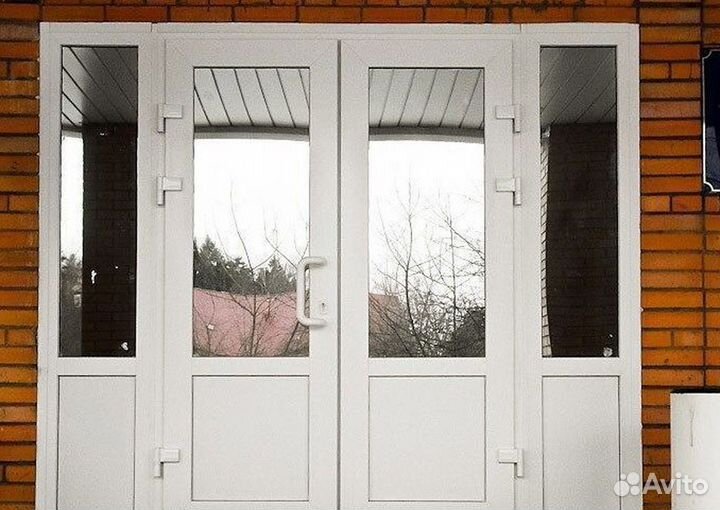 Пластиковые двери с установкой