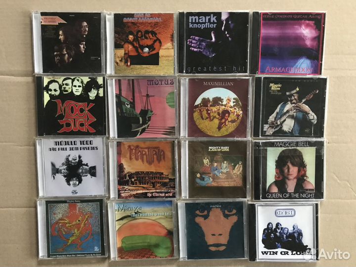 Музыка на cd 60х-70х годов