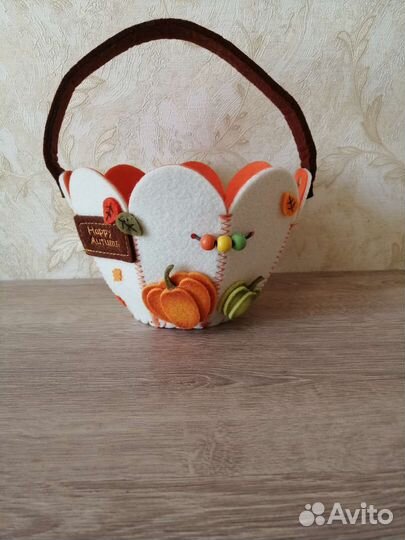 Корзинка из фетра