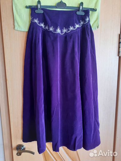 Бархатная юбка