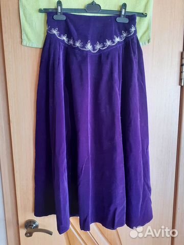 Бархатная юбка