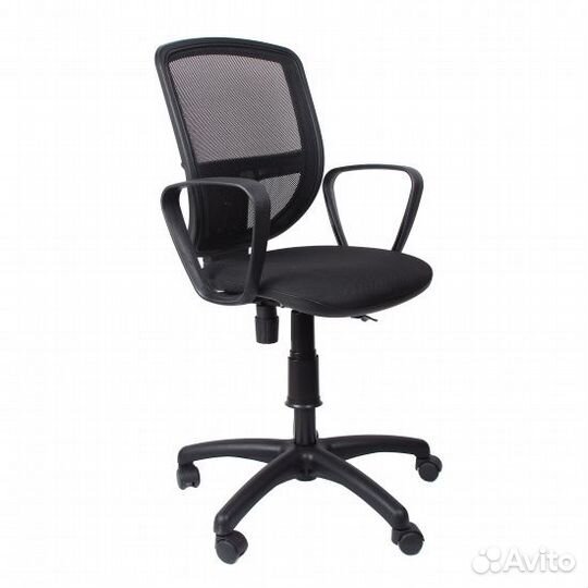 Кресло офисное Betta GTP (Forex) RU он/5 С-11 ткань черная, спинка сетка черная