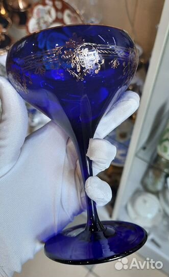 Набор фужеров Богемия Кобальт