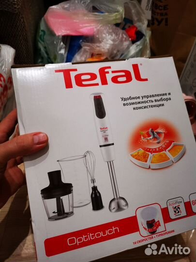 Блендер Tefal погружной новый