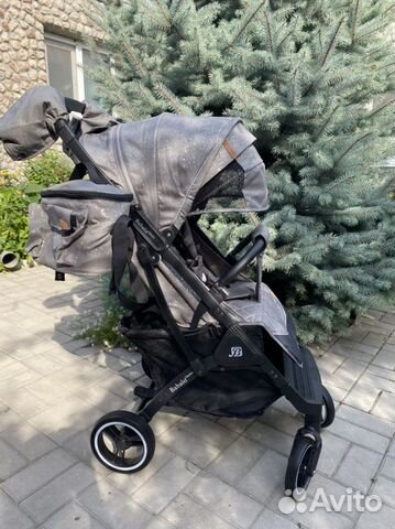 Прогулочная коляска Babalo (снег на чр. )