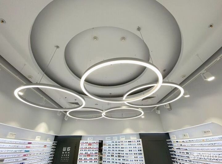 Светильник профильный кольцо