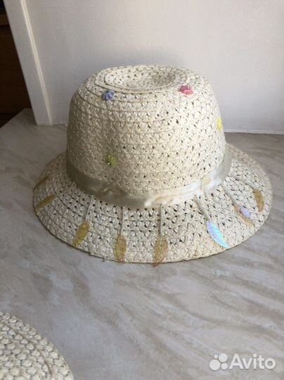 Шляпки пляжные для девочки