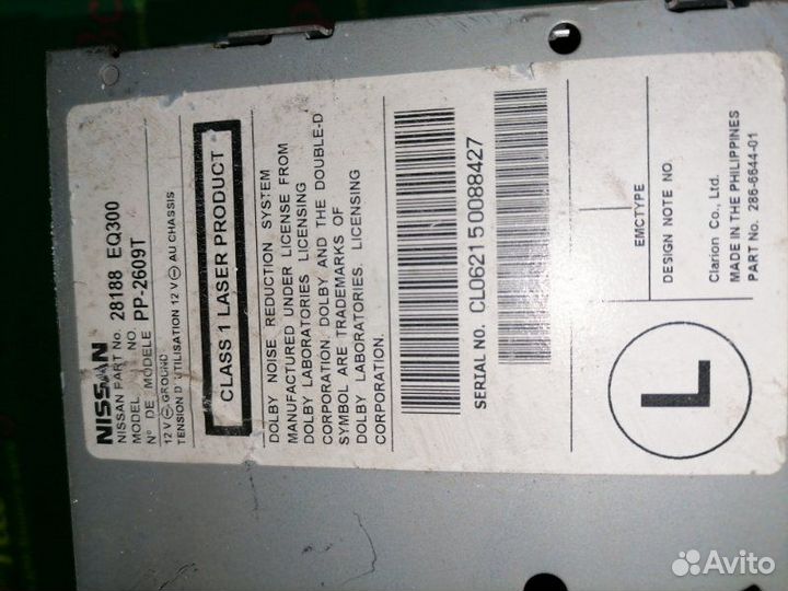 Магнитола штатная Nissan X-Trail T30