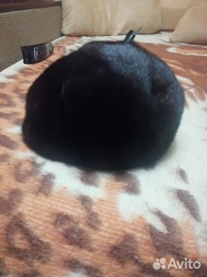 Норковая шапка мужская