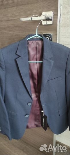 Пиджак для мальчика orby 140 новый