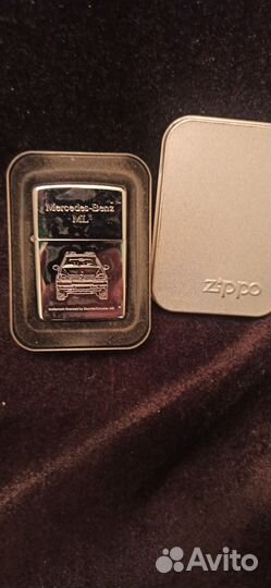 Зажигалка бензиновая zippo. Мерседес