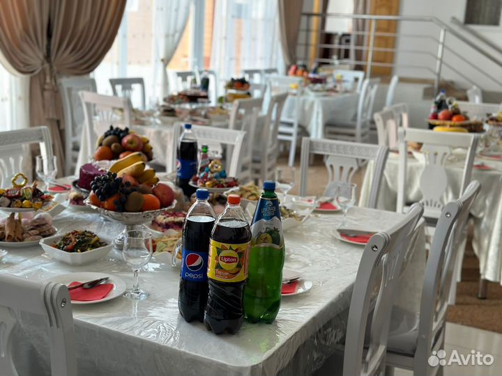 Прокат столы стулья посуда