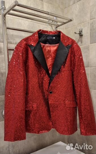 Пиджак мужской с паетками