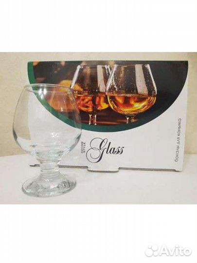 Новый Набор бокалов для коньяка