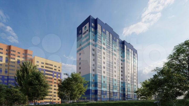 1-к. квартира, 40 м², 1/16 эт.