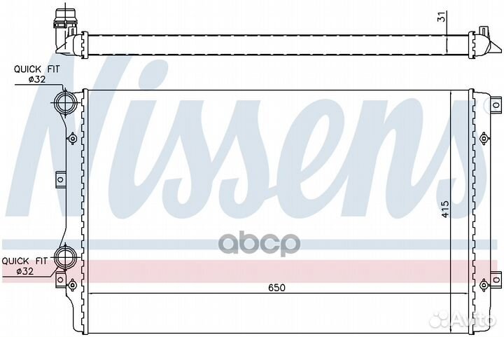 Радиатор 65280A Nissens