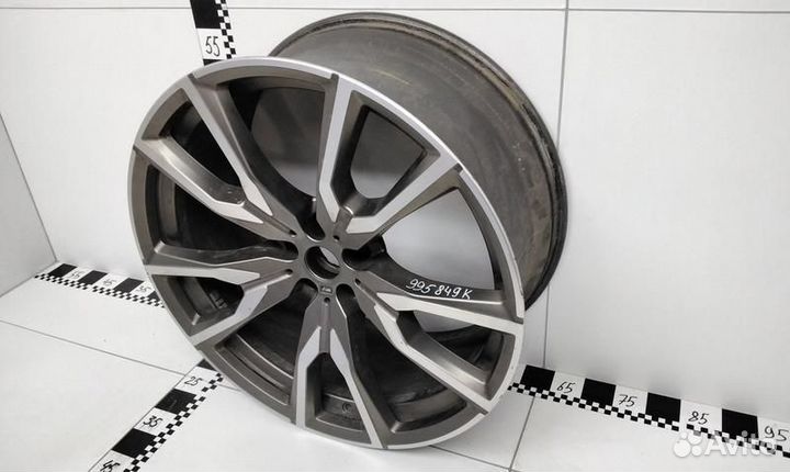 Диск колеса литой передний BMW X7 G07 R22 серый