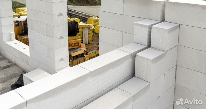 Газобетон 500, (Краслэнд) 100х250х625мм, 72шт