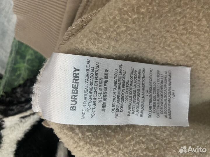 Burberry zip hoodie