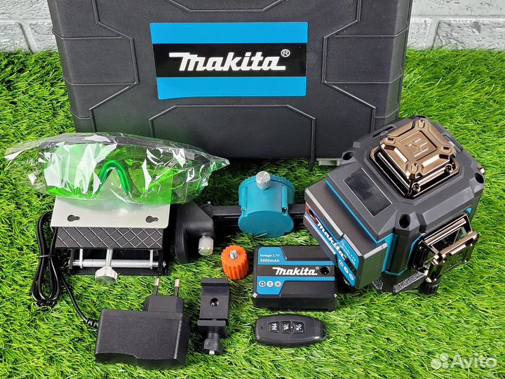 Лазерный Уровень Makita 4D ЖК новинка