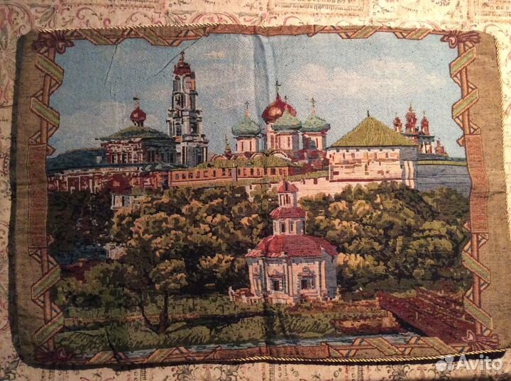 Наволочка гобелен, 69х47, новый