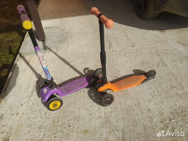 Самокат детский трехколесный бу