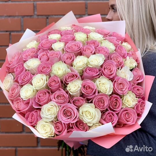 Букет 101 Роза Кемерово