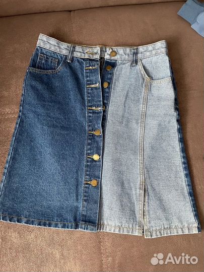 Юбка джинсовая