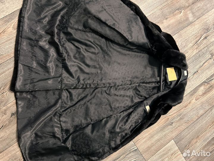 Шуба норковая 46 48 черная