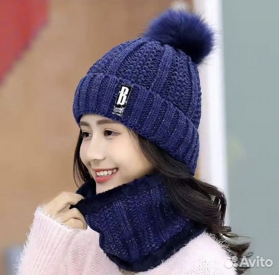 Зимняя шапка и снуд